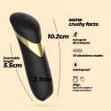 CRUSHIOUS BLINDERS RECHARGEABLE VIBRATING BULLET BLACK Crushious