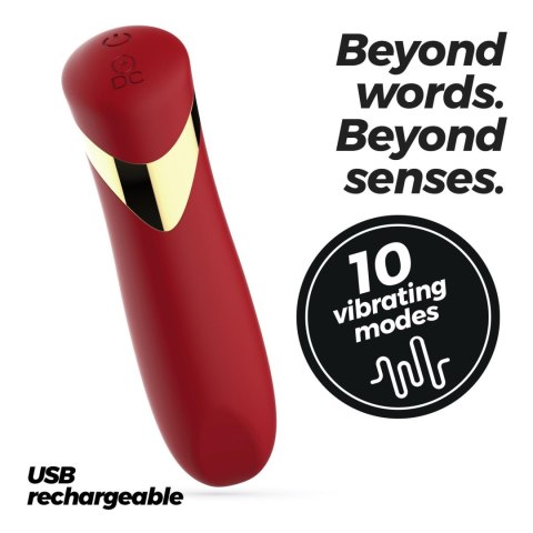 CRUSHIOUS BLINDERS RECHARGEABLE VIBRATING BULLET RED Crushious