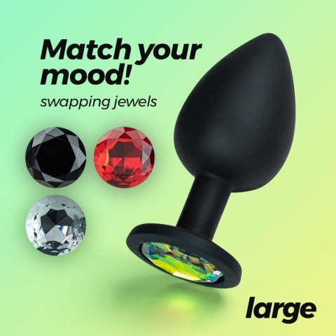 CRUSHIOUS CAMILEO LARGE ANAL PLUG WITH 4 INTERCHANGEABLE JEWELS Crushious
