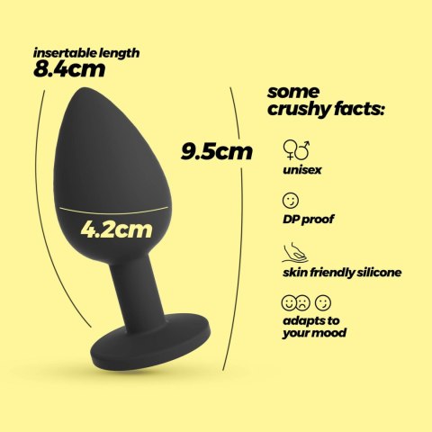 CRUSHIOUS CAMILEO LARGE ANAL PLUG WITH 4 INTERCHANGEABLE JEWELS Crushious