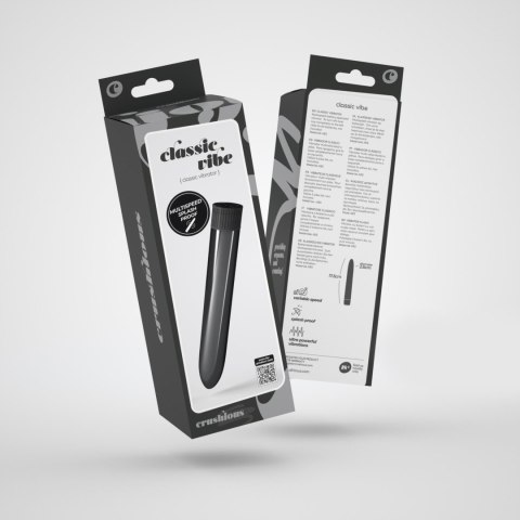 CRUSHIOUS CLASSIC VIBE VIBRATOR BLACK Crushious