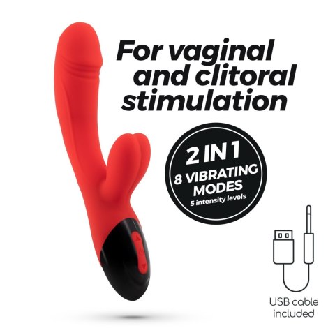 CRUSHIOUS DARE DONG RECHARGEABLE RABBIT VIBRATOR Crushious