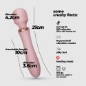 CRUSHIOUS DUAL MASSAGE WAND JINX ROSE WIN Crushious