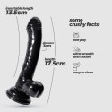 CRUSHIOUS HUDINI JELLY ANAL DILDO BLACK Crushious