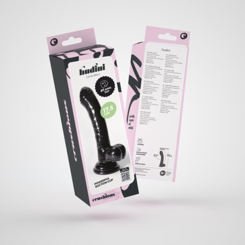 CRUSHIOUS HUDINI JELLY ANAL DILDO BLACK Crushious