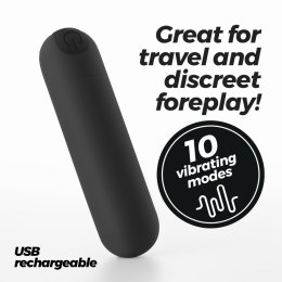 CRUSHIOUS IMOAN RECHARGEABLE VIBRATING BULLET BLACK Crushious