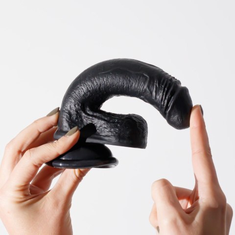 CRUSHIOUS INVIKTUS 7 LIQUID SILICONE DILDO BLACK Crushious