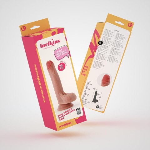 CRUSHIOUS INVIKTUS 7 LIQUID SILICONE DILDO FLESH Crushious