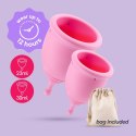CRUSHIOUS MINERVA S + L MENSTRUAL CUPS WITH POUCH Crushious
