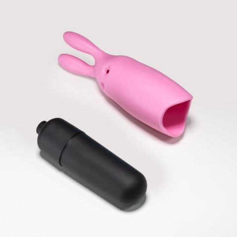 CRUSHIOUS O-PET RABBIT WITH 10 VIBRATION BULLET PASTEL PINK Crushious