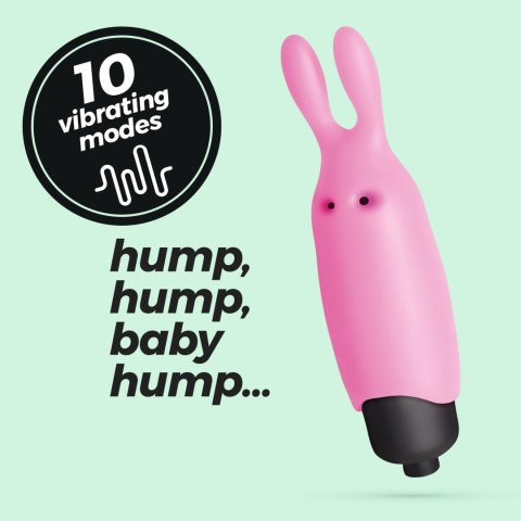 CRUSHIOUS O-PET RABBIT WITH 10 VIBRATION BULLET PASTEL PINK Crushious