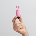 CRUSHIOUS O-PET RABBIT WITH 10 VIBRATION BULLET PASTEL PINK Crushious