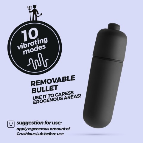 CRUSHIOUS O-PET RABBIT WITH 10 VIBRATION BULLET PINK Crushious