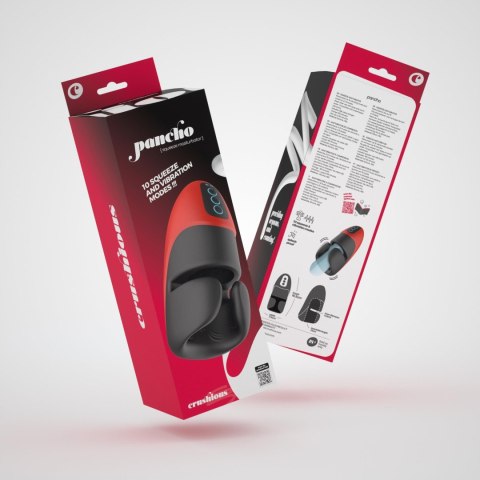 CRUSHIOUS PANCHO RECHARGEABLE MASTURBATOR WITH PRESSURE Crushious