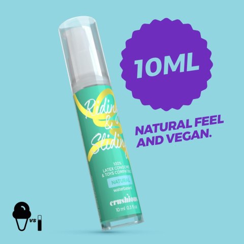 CRUSHIOUS RIDING & SLIDING WATERBASED LUBRICANT GEL 10ML Crushious
