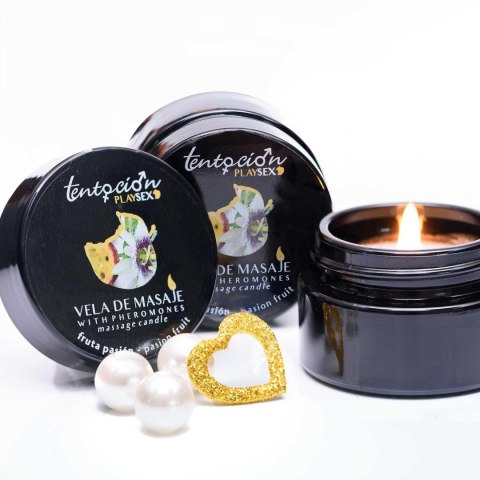 PASSION FRUIT SCENTED PHEROMONE CANDLE 20ML TENTACIÓN PLAY SEX Tentación Play Sex