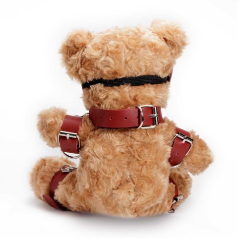 CRUSHIOUS CRUSHITO BONDAGE TEDDY BEAR RED 31CM Crushious