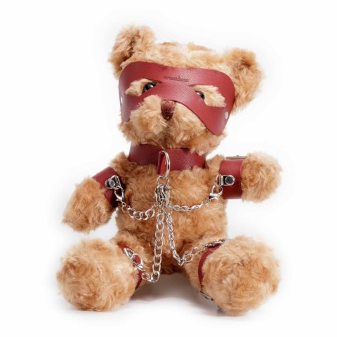 CRUSHIOUS CRUSHITO BONDAGE TEDDY BEAR RED 31CM Crushious
