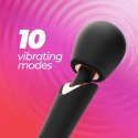 CRUSHIOUS HOLLY RECHARGEABLE WAND MASSAGER BLACK Crushious