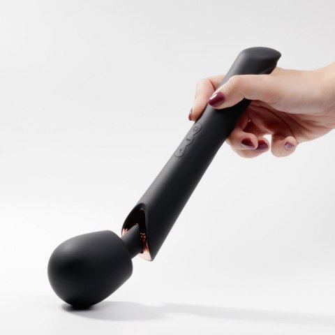 CRUSHIOUS HOLLY RECHARGEABLE WAND MASSAGER BLACK Crushious