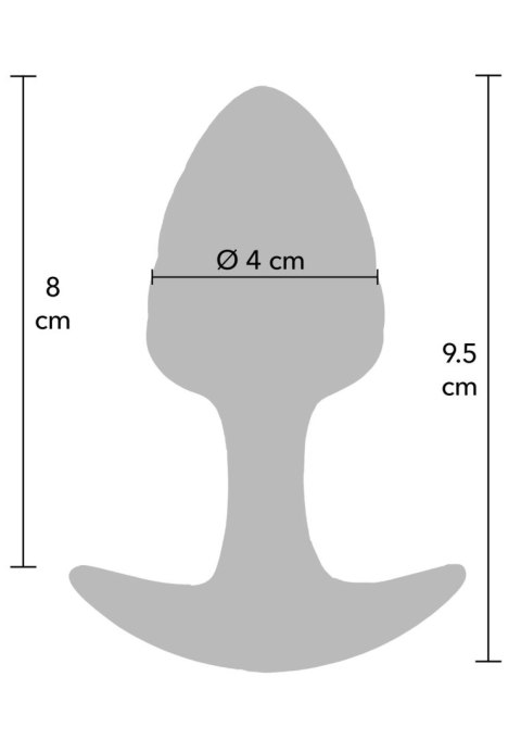 Crystal Butt Plug Medium TOYJOY