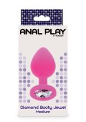 Diamond Booty Jewel Medium Pink TOYJOY
