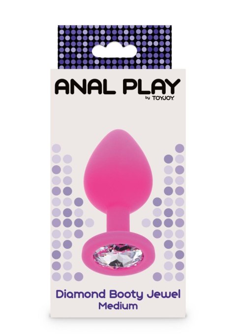 Diamond Booty Jewel Medium Pink TOYJOY