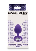 Diamond Booty Jewel Small Purple TOYJOY