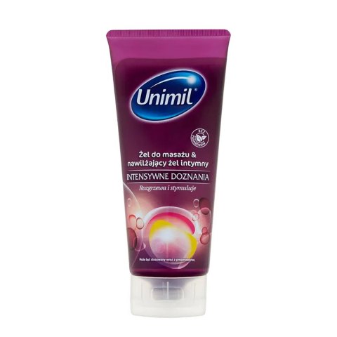 UNIMIL Intense Sensations Massage Gel 200ml Tube Unimil