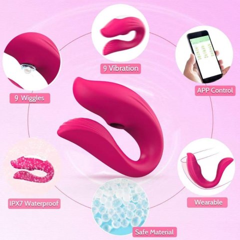 Vibrator - pink - app control B - Series Lyla