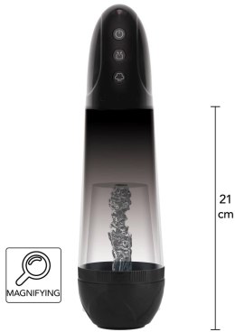 Auto Magnifying Pump Black Hidden Desire