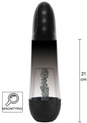 Auto Magnifying Pump Black Hidden Desire