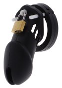 Chastity Cock Cage Slicone L Black Hidden Desire