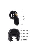 Chastity Cock Cage Slicone L Black Hidden Desire