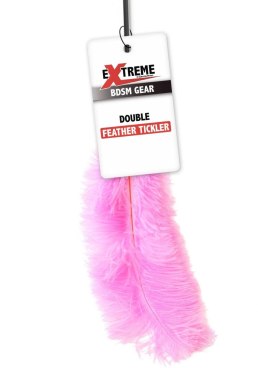 Double Feather Tickler Pink Hidden Desire