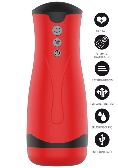 Super Suction Masturbator Red Hidden Desire