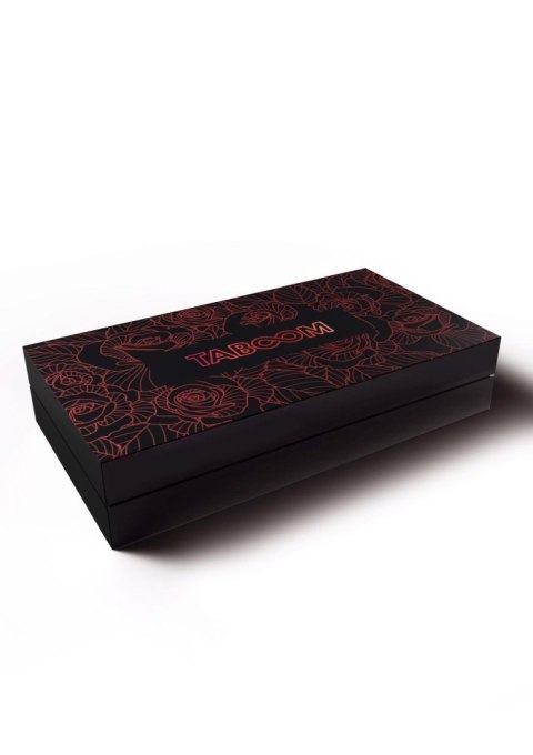 Wild Roses Ankle Cuffs Black Taboom