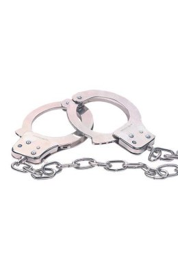 CHROME HANDCUFFS METAL HANDCUFFS W. KEY NMC