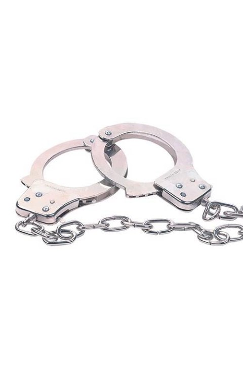 CHROME HANDCUFFS METAL HANDCUFFS W. KEY NMC