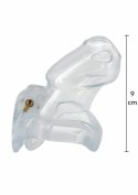 Clear Control Cock Cage Long Hidden Desire