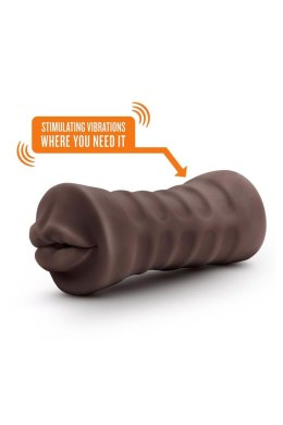 ENLUST KRYSTAL VIBRATING STROKER BROWN Blush