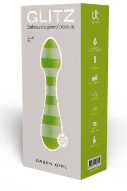 GLITZ GREEN GIRL TRAVEL WAND MASSAGER Dreamtoys