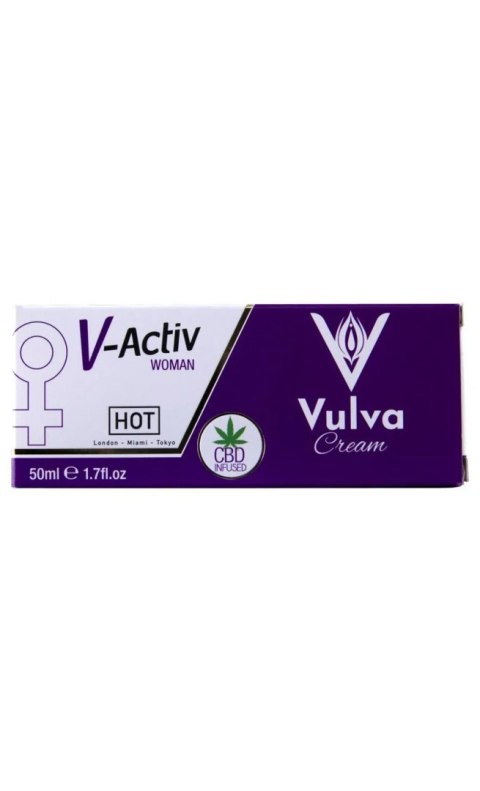 HOT V-Activ Vulva Cream - CBD 50ml Hot