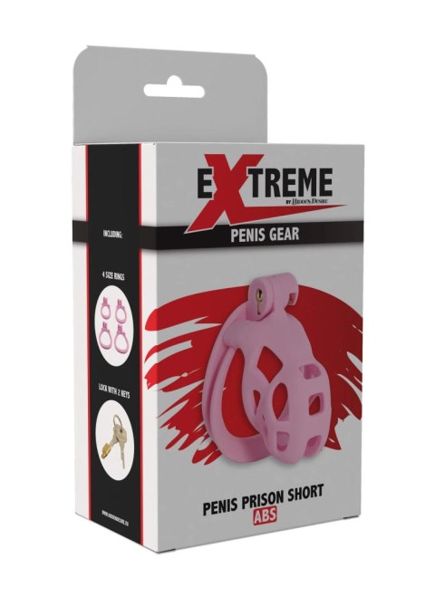 Penis Prison Cock Cage Short Pink Hidden Desire