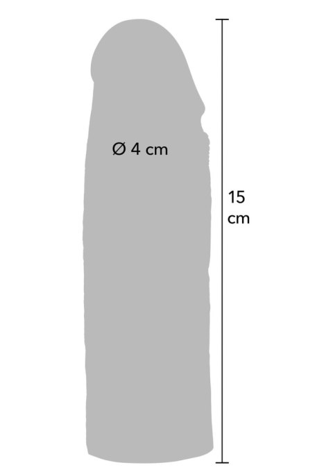 Penis Sleeve Liquid Silicone 15 cm Hidden Desire