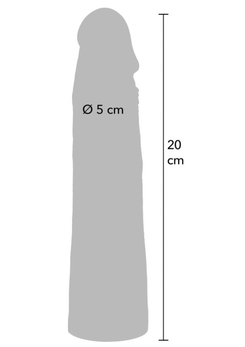 Penis Sleeve Liquid Silicone 20 cm Hidden Desire