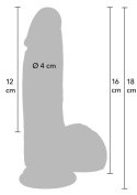 Realistic Dildo Liquid Silicone 16 cm Hidden Desire