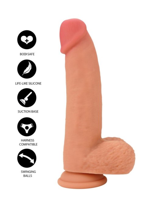 Realistic Dildo Liquid Silicone 19 cm Hidden Desire