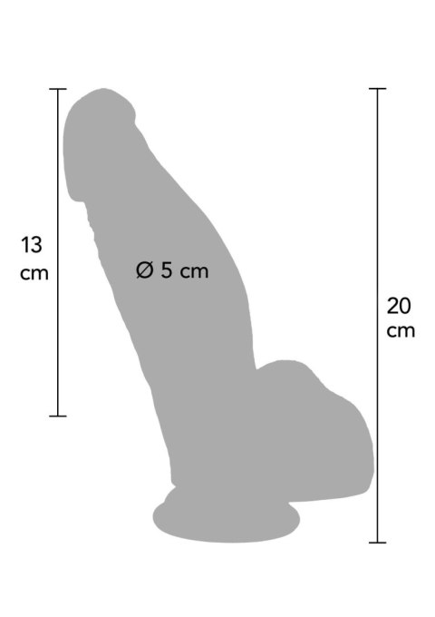 Ultra Realistic Dildo Silicone 18 cm Hidden Desire