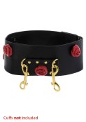 Wild Roses Bondage Belt Black Taboom